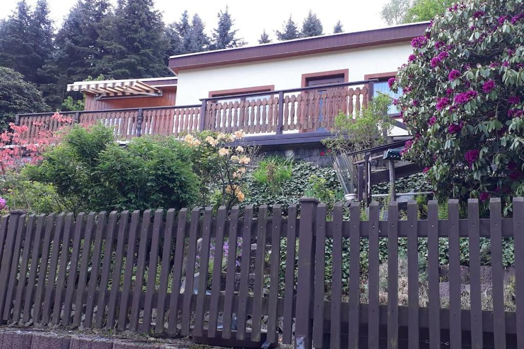 Bungalow Bluehende Oase Sebnitz Bagian luar foto